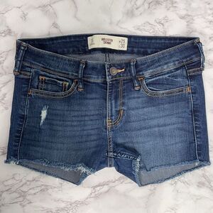 Hollister Blue Custom Cutoff Denim Jean Shorts 1
